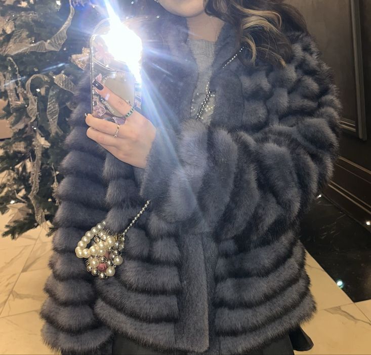 Эко-шуба, s-m-l, оверсайз