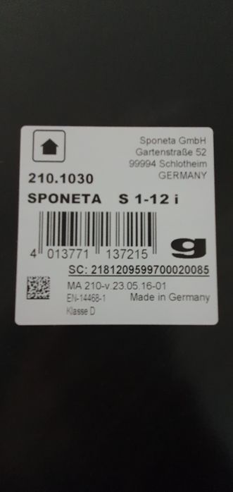 Masa ping pong Sponeta S 1-12  interior