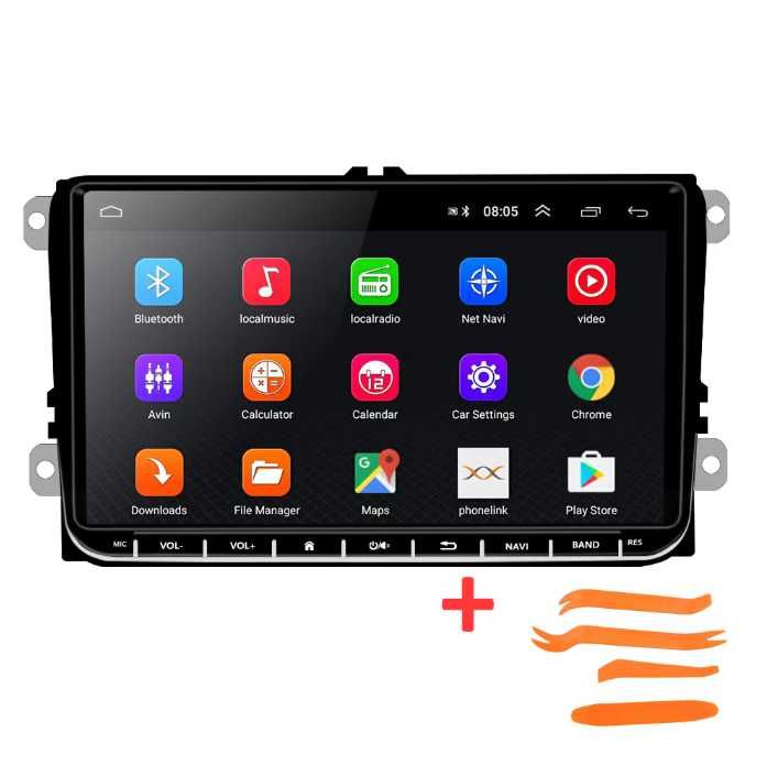 9-инчова мултимедия за VW Golf 5, 6, Polo, Passat – Android 13 4/64