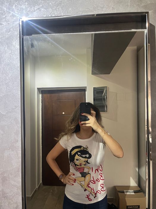 Tricou alb cu imprimeu