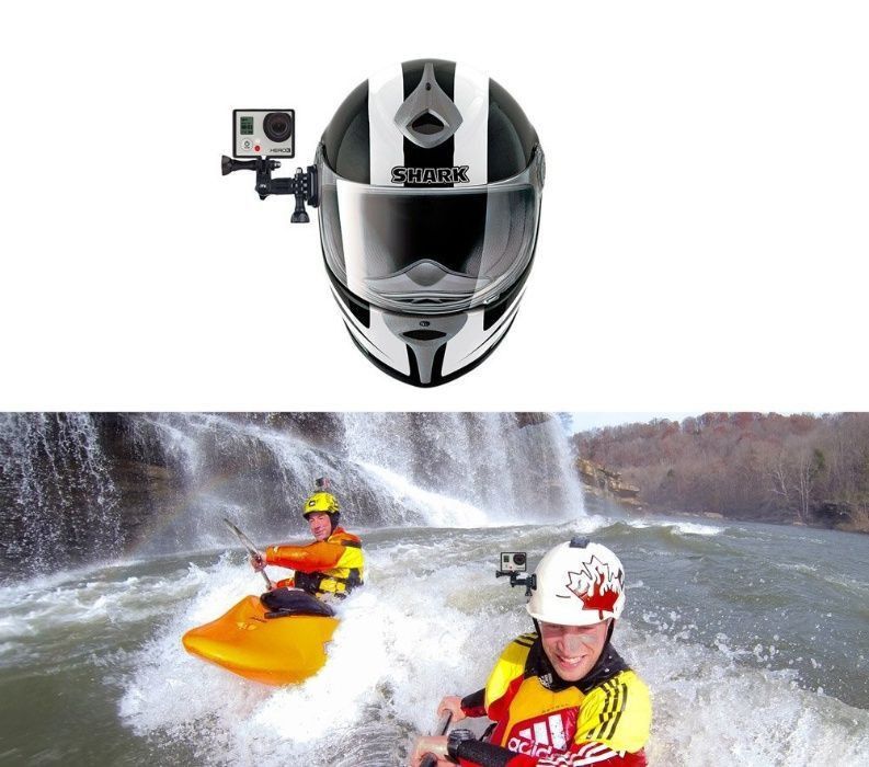 Комплект за каска uni helmet kit за екшън камери gopro и др