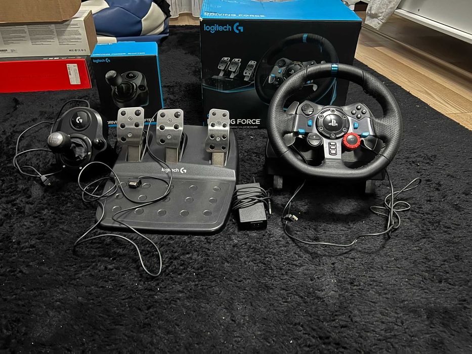 Logitech G29 Pachet Full (Volan + Pedale + Schimbător)Stare Impecabilă