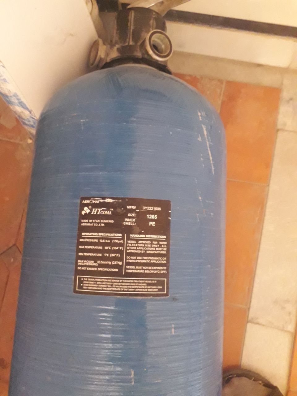 Suv filter soatiga 1.5 tonnalik