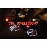 Set 2 Lumini Usi Lampi Portiere Logo Audi Dedicate Holograme