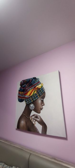 Картина чернокожа жена