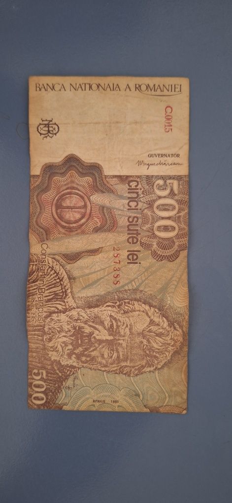 Bancnota 500 lei