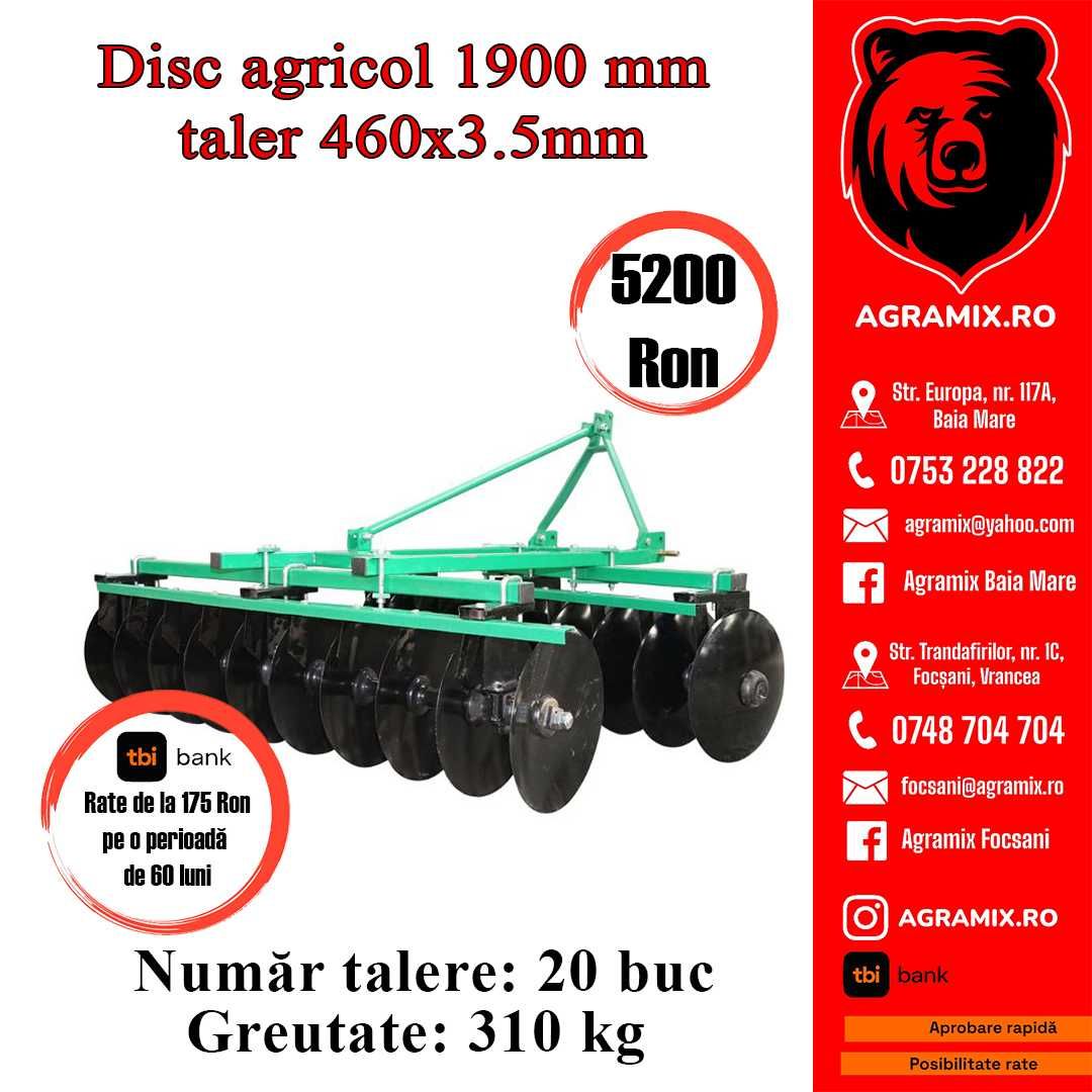 Disc agricol discuri - terradiscuri noi purtate Agramix