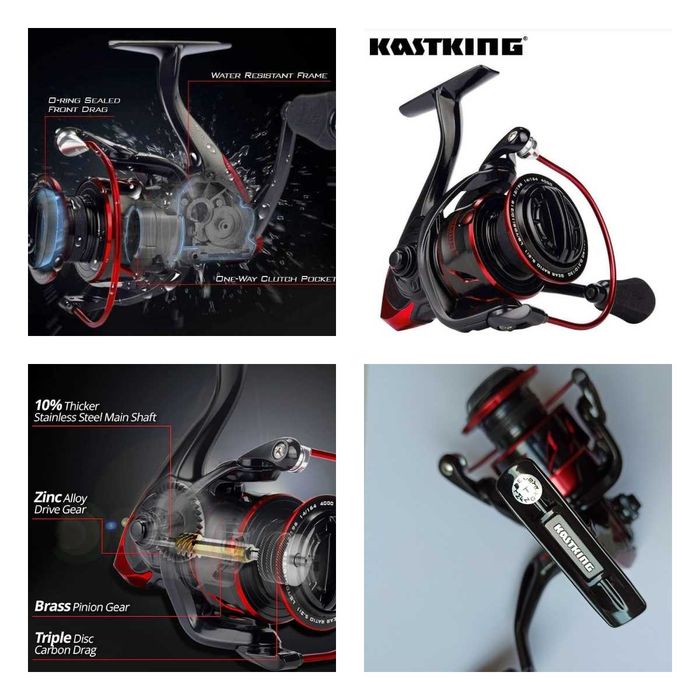 Макара KastKing Sharky III серия 3000  и серия 1000