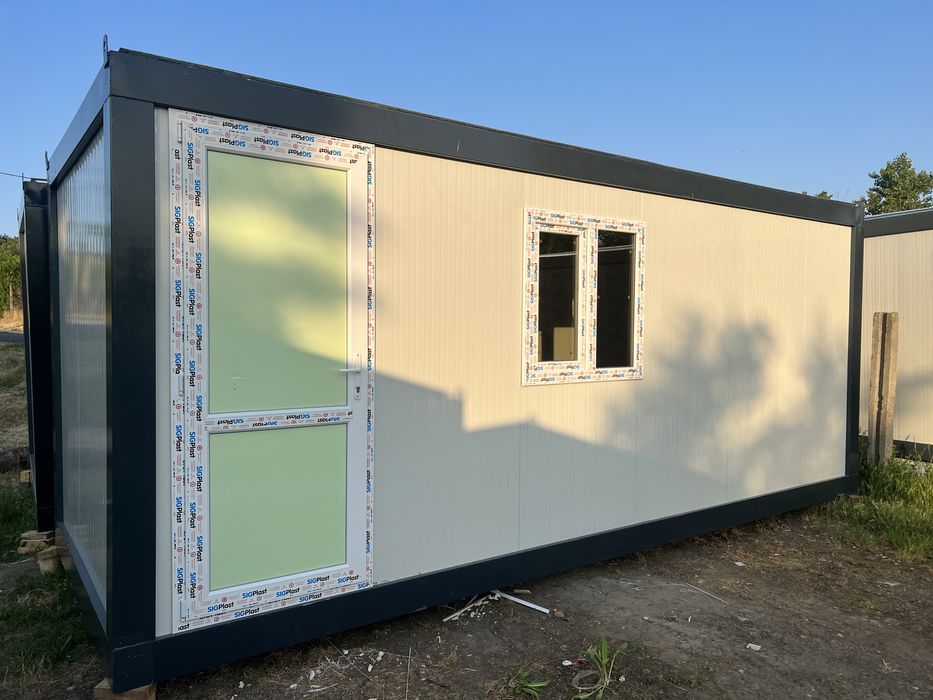 Container birou Container de locuit de santier vestiar sanitar modular