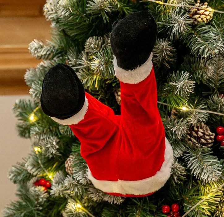 Дядо Коледа крака