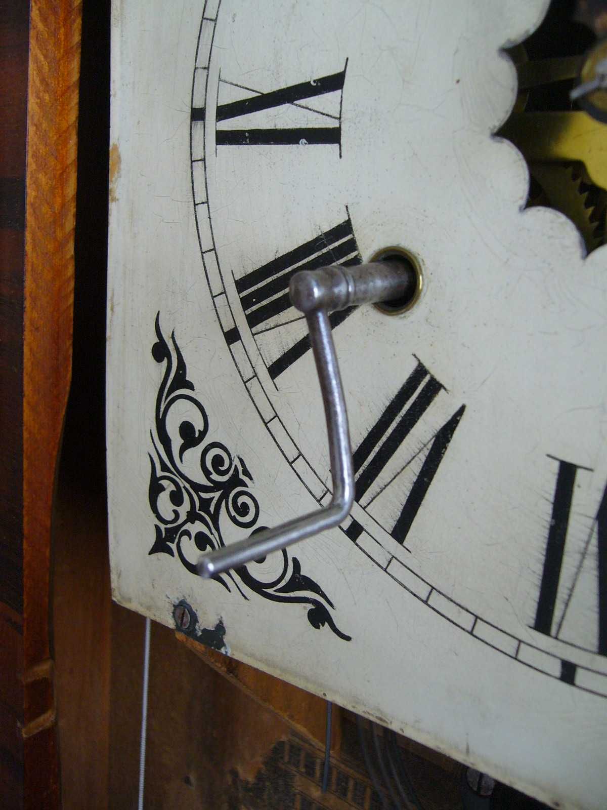 Старинен Американски Стенен Часовник Brass Clocks - Работещ