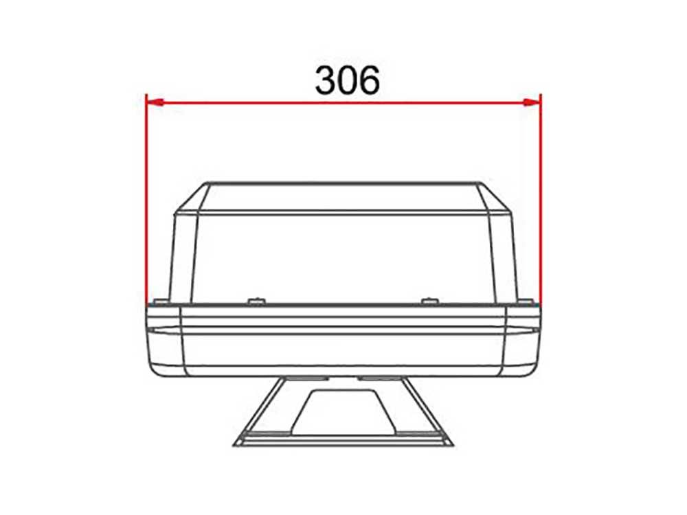 Аварийна лампа - TR525 / 12-24V / жълто+жълто