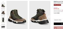 Bocanci Hugo BOSS Chester barbati verde&maro Piele&Textil