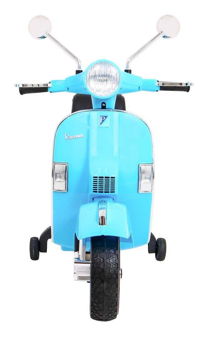 Motocicleta electrica pentru copii Scuter Vespa (PX150) Albastru