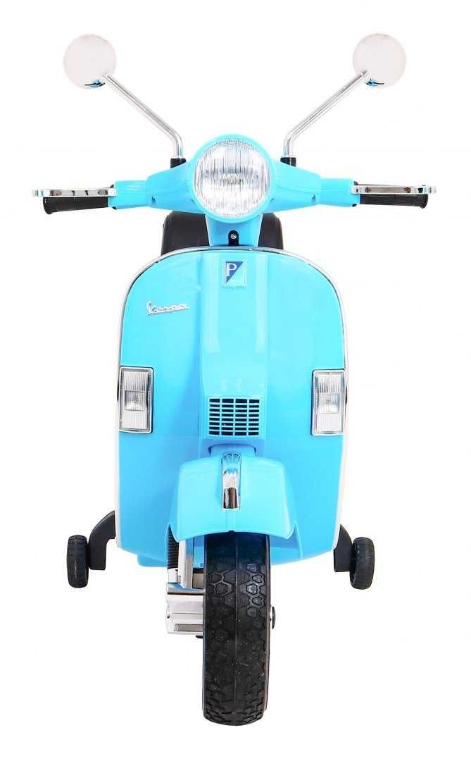 Motocicleta electrica scuter Vespa Autokids 12V Lux (PX150) Albastru