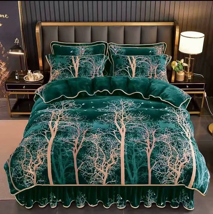 Зимнее постельное бельё велюр 2 спалка