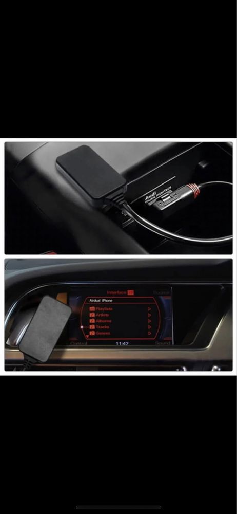 Cablu adaptor/aux bluetooth pentru Audi A4 A5 A6 Q5 Q7 pentru muzica