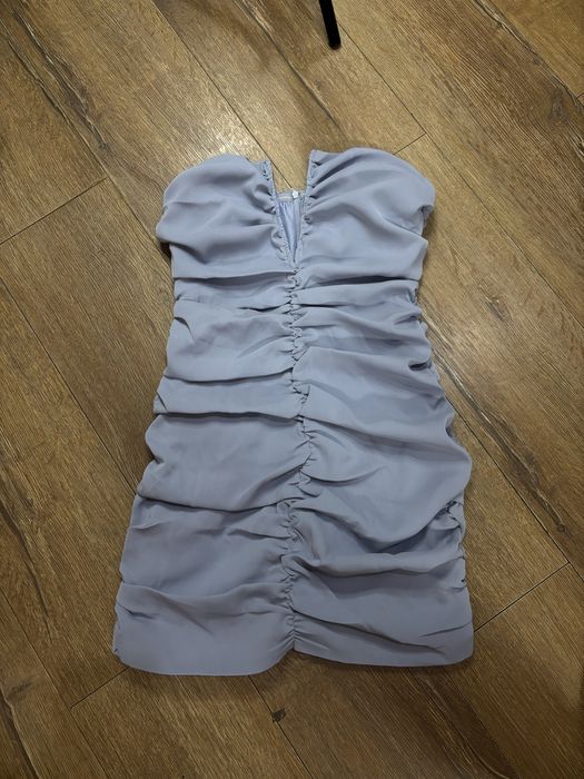 Дамска синя рокля