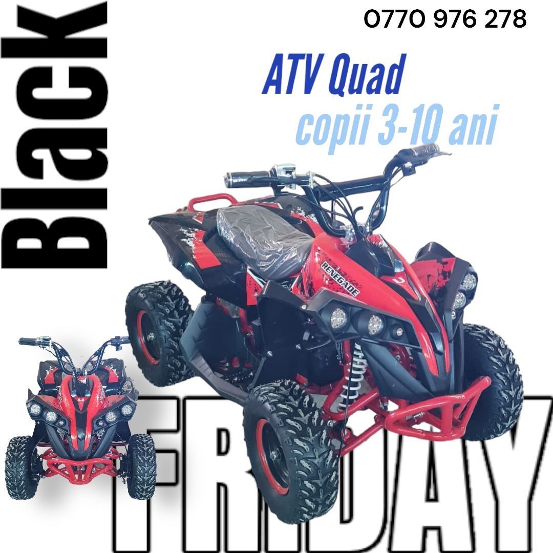 Atv Quad adus din Germania pentru copii cu motor pe benzina 49cc