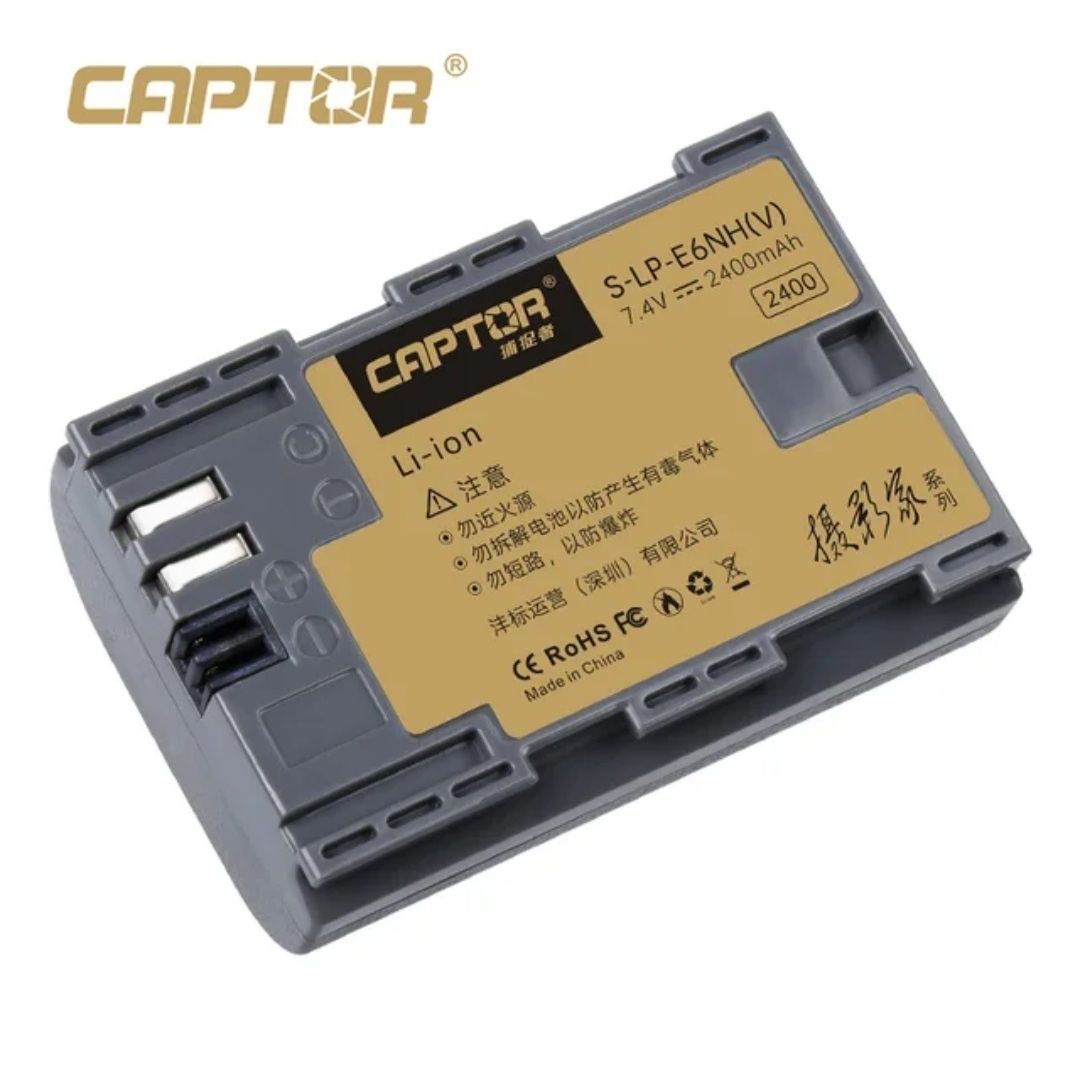 Canon LP-E6NH CAPTOR 24000 mAh yangi dostavka bor