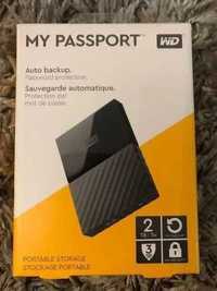 Hard Disk extern portabil WD My Passport 2TB hdd extern nou sigilat.