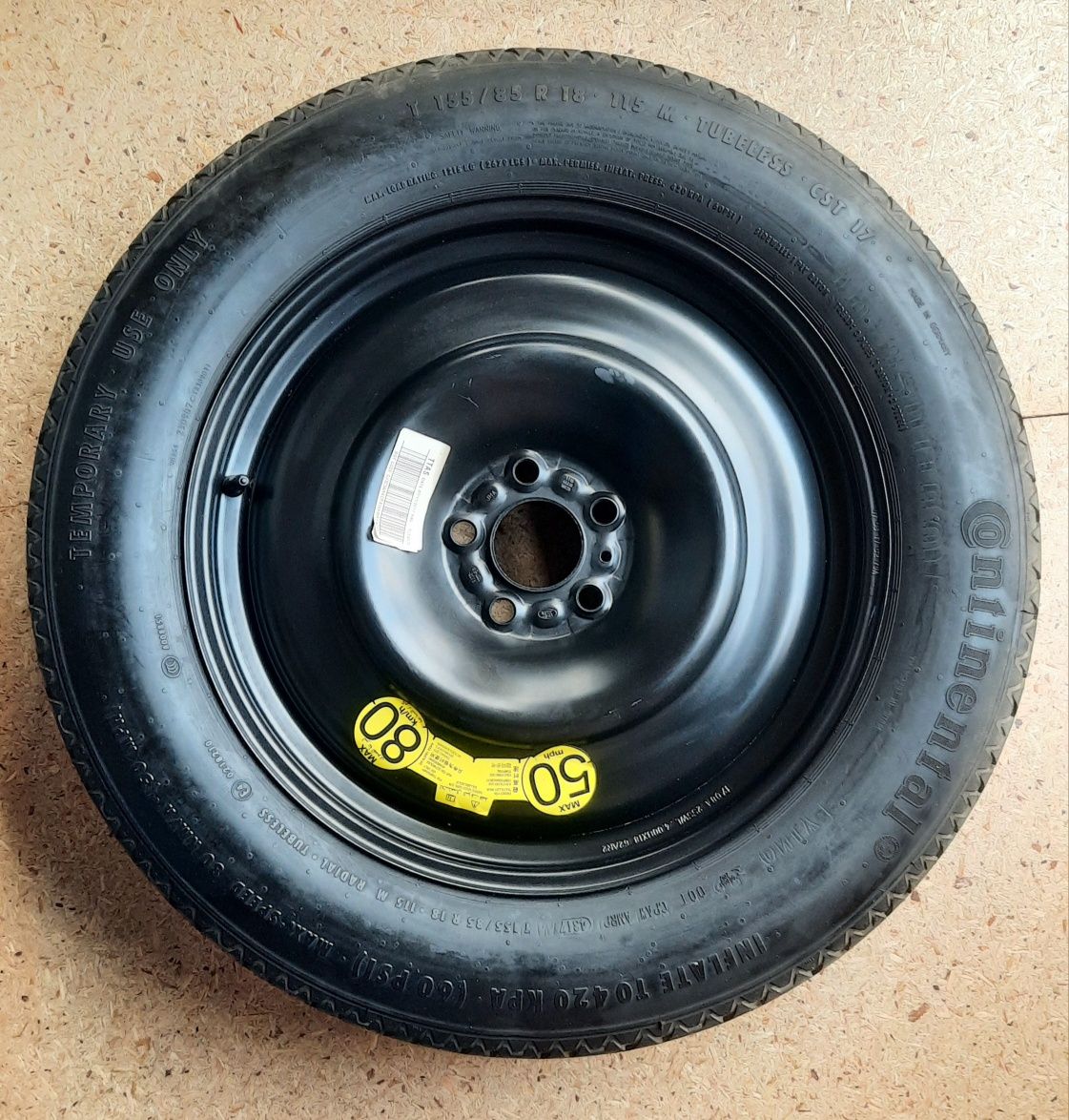 Roată rezervă slim 5x108 Land Rover 155 85 18