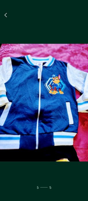 TRELING băieți 6-7 ani,trei piese, PAW PATROL.