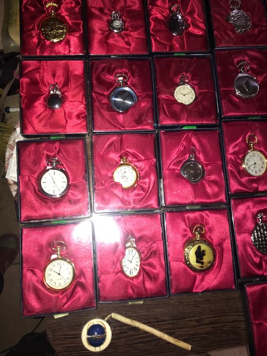 Colecție 60 ceasuri de epoca, din care placate cu aur 4, 5 cu argint