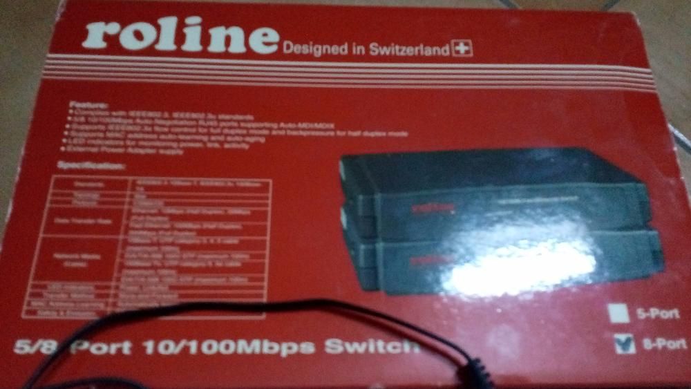 Switch ROLINE RS-108D 8 porturi 10/100 mbps