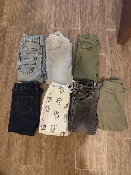 7 perechi de pantaloni mărimea 98