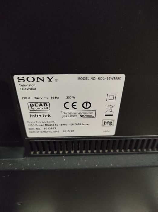 Смарт Телевизор SONY BRAVIA 65 инча Android Ultra HD 4K
