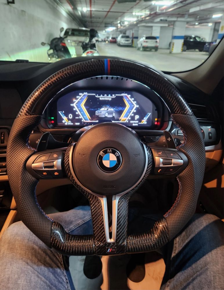 Volane BMW Seria F Personalizate – Carbon / Alcantara / Piele