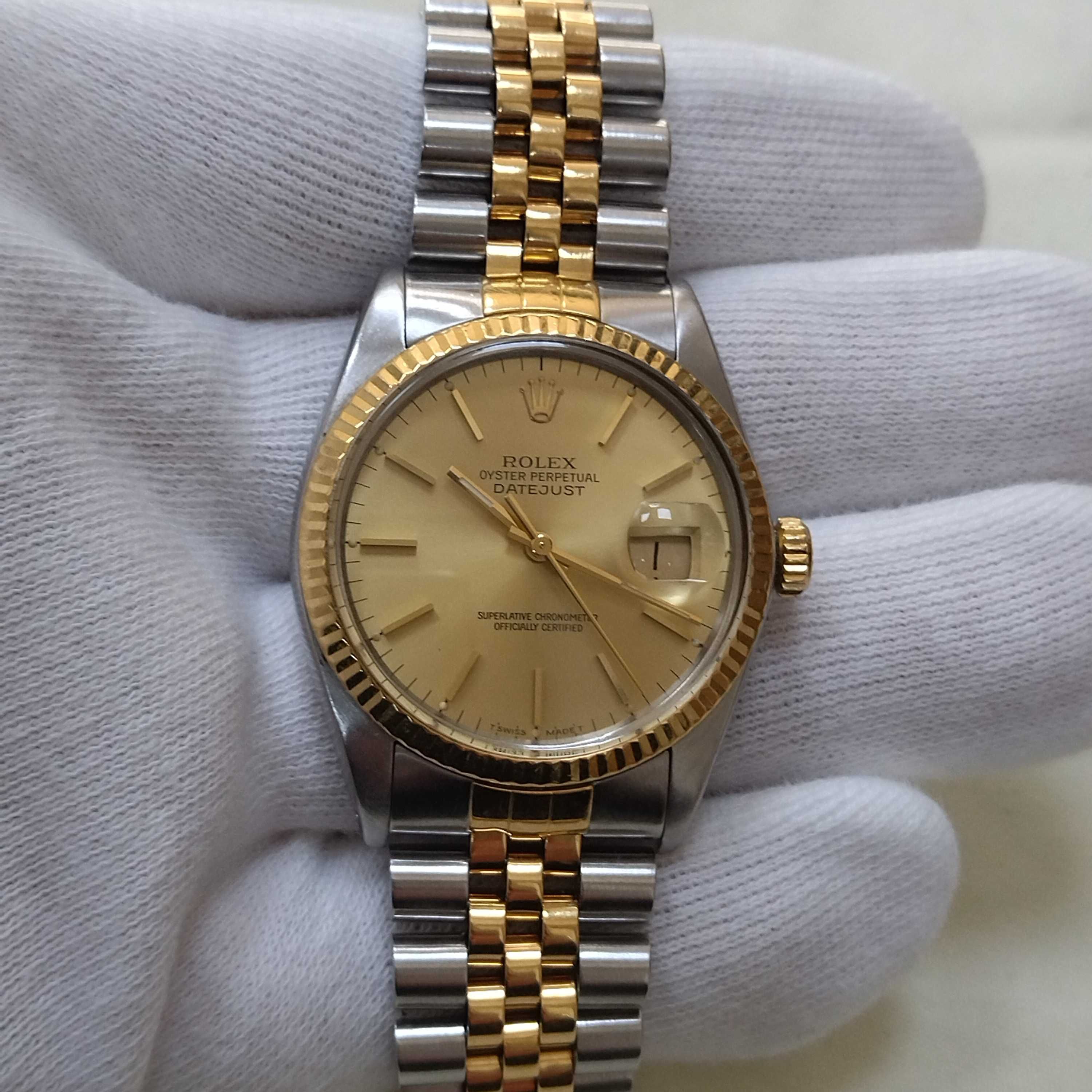 ROLEX Datejust 16013, 18к Gold&Steel, 36mm/злато+стомана/ - оригинал