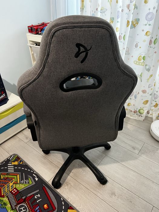 Гейминг стол Arozzi - Enzo Woven Fabric, сив