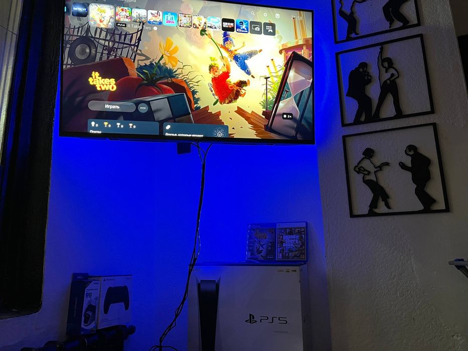 Ps5 + Телевизор 4К (Полный комплект)