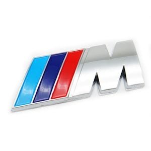 Emblema M power spate portbagaj BMW dimensiuni 3x9 cm