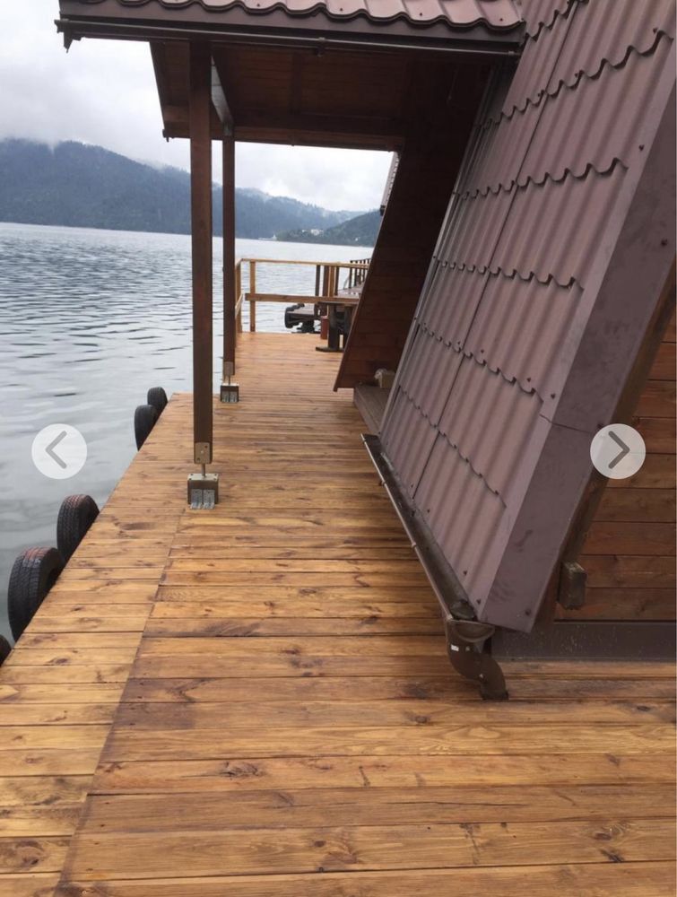 Decking ponton lemn impregnat pin nordic