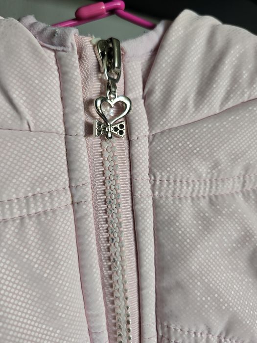 Детско яке в розов цвят
