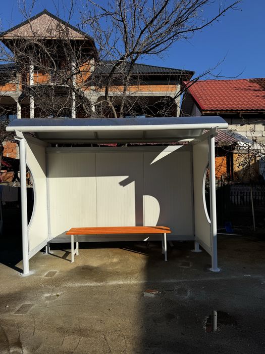 Vând statie autobuz adapost calatori fac la comanda