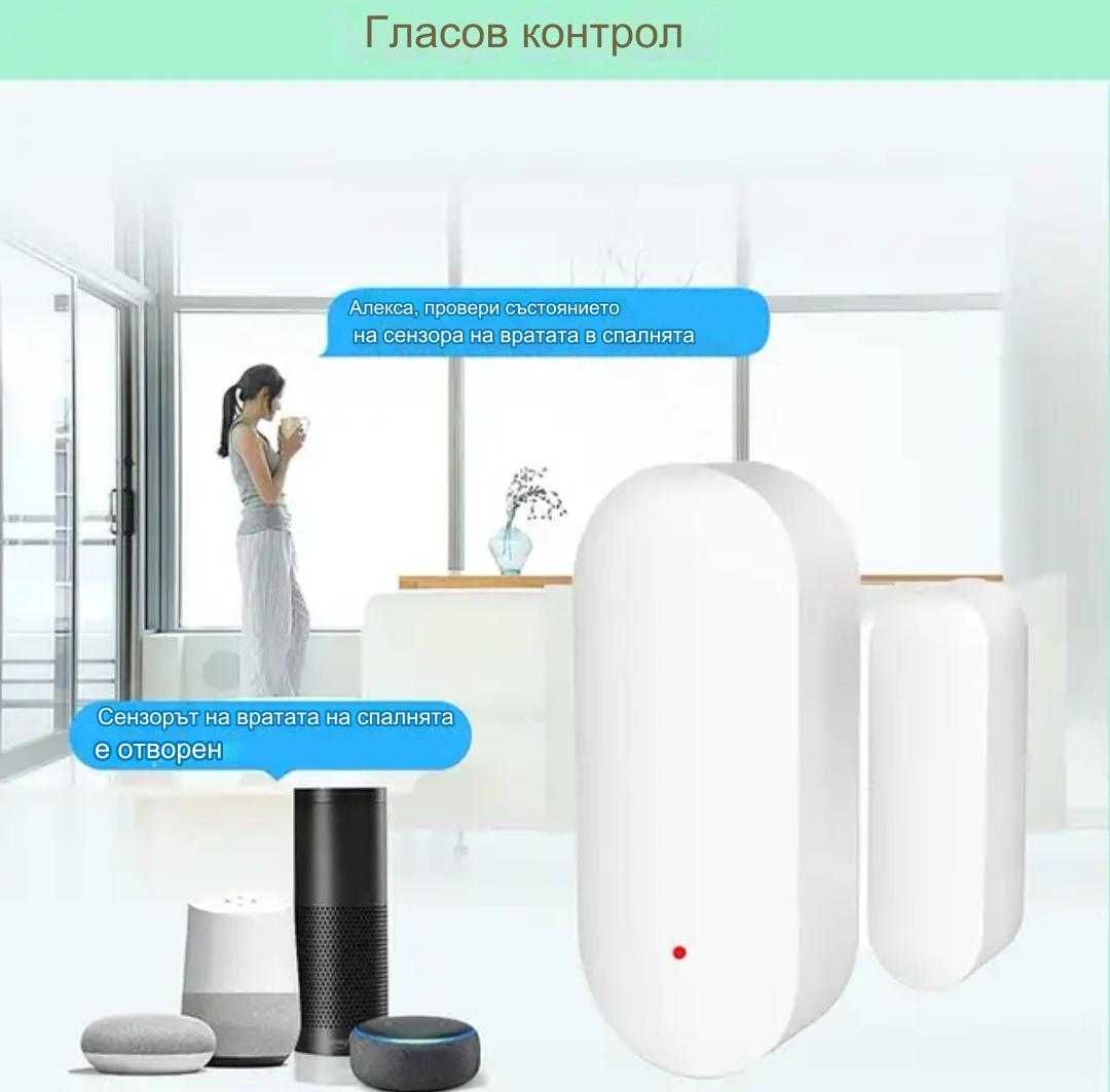 Wi-fi сензорна аларма за врати и прозорци