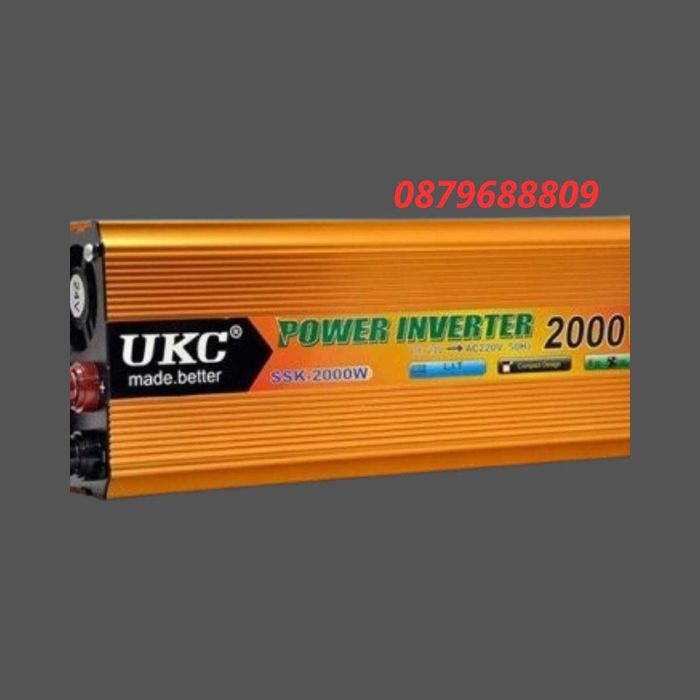 Чисто нов инвертор 12V/24V-220V, 2000W