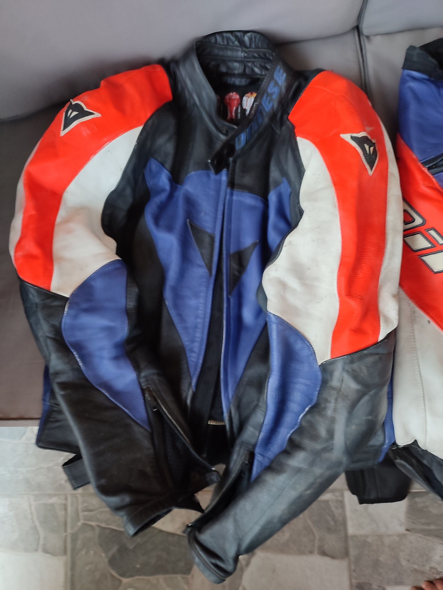 Costum moto piele Dainese,2 piese