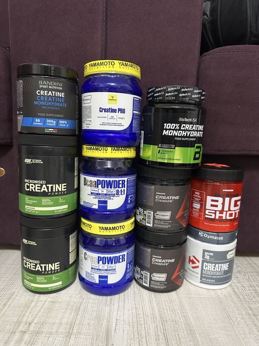 Proteina si creatina pentru sportivi