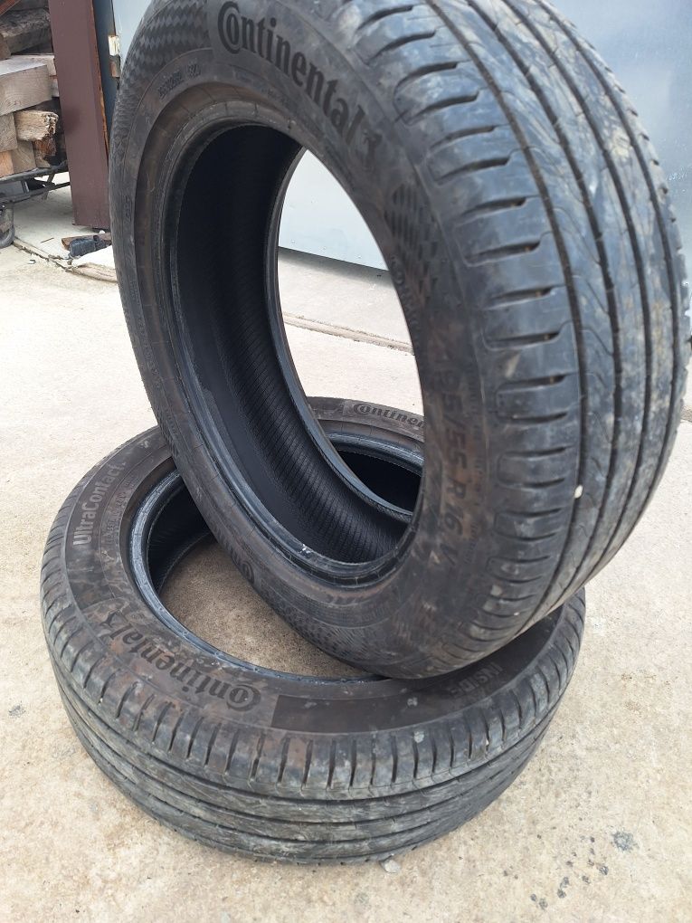 2бр 195/55 r16 dot 23 Continental -ЛЕТНИ ГУМИ-