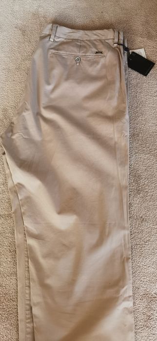 Pantaloni Massimo Dutti cu etichetă, slim-fit, 100%, noi, nepurtați