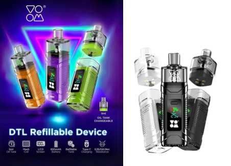 Vape Mode Voom Fairy Rezervor Magnetic Display Color