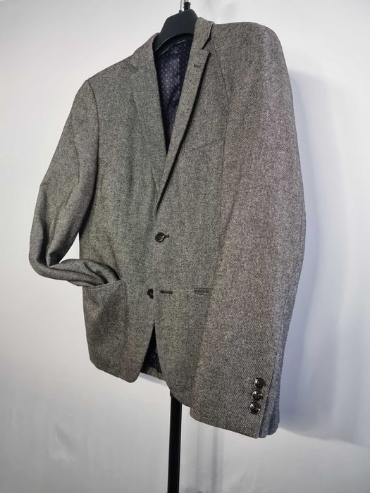 Sacou barbati gri marimea S / 46