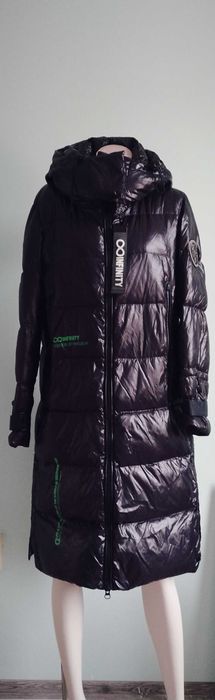 Дамско дълго яке с качулка