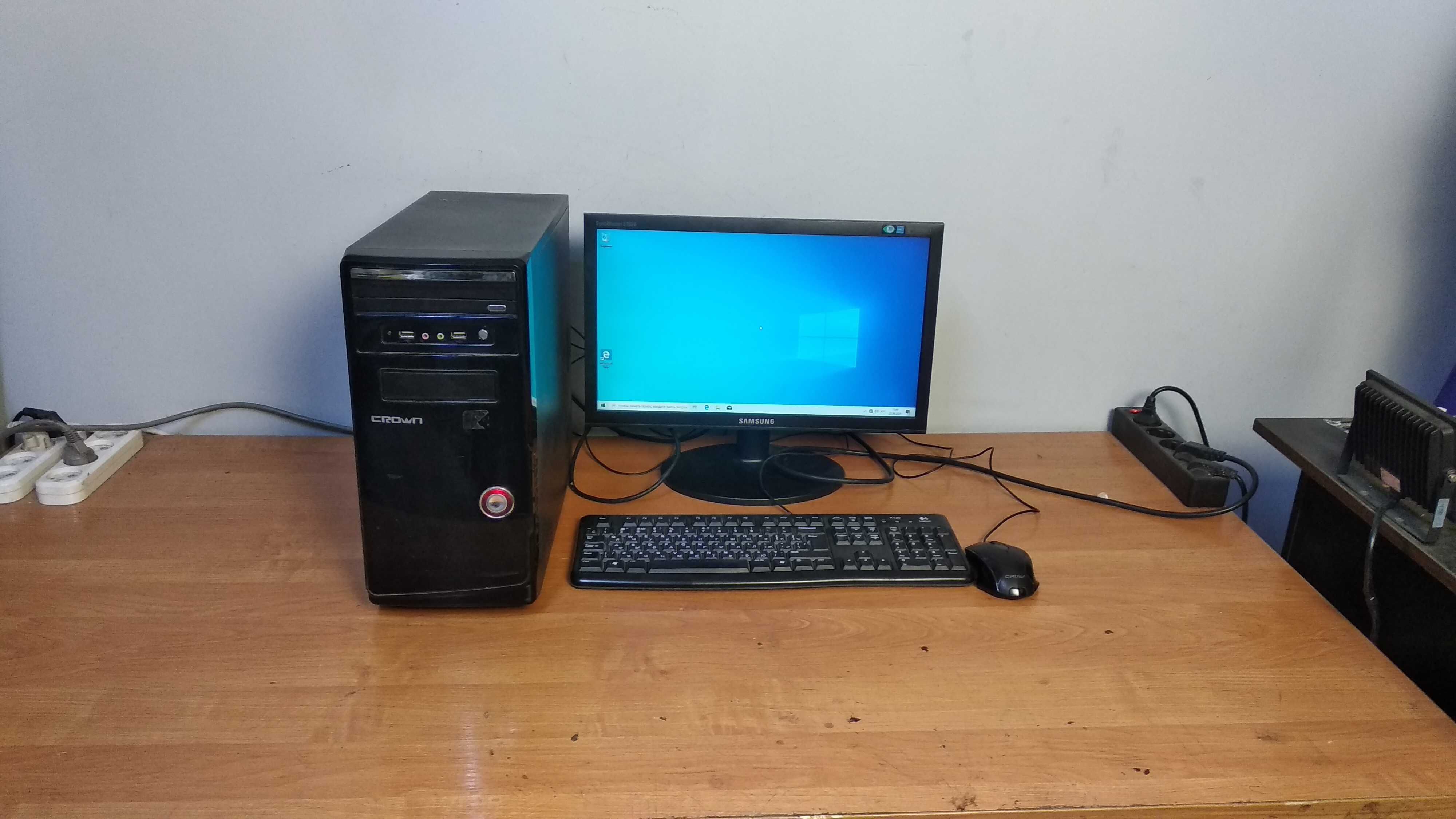 Компьютер core i3-2100/ Озу 4/ hdd 500 /Монитор 19/клавиатура мышь