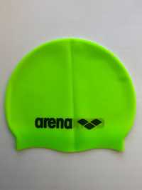 Шапочка для плавания ARENA Classic Silicone зеленый подростковый